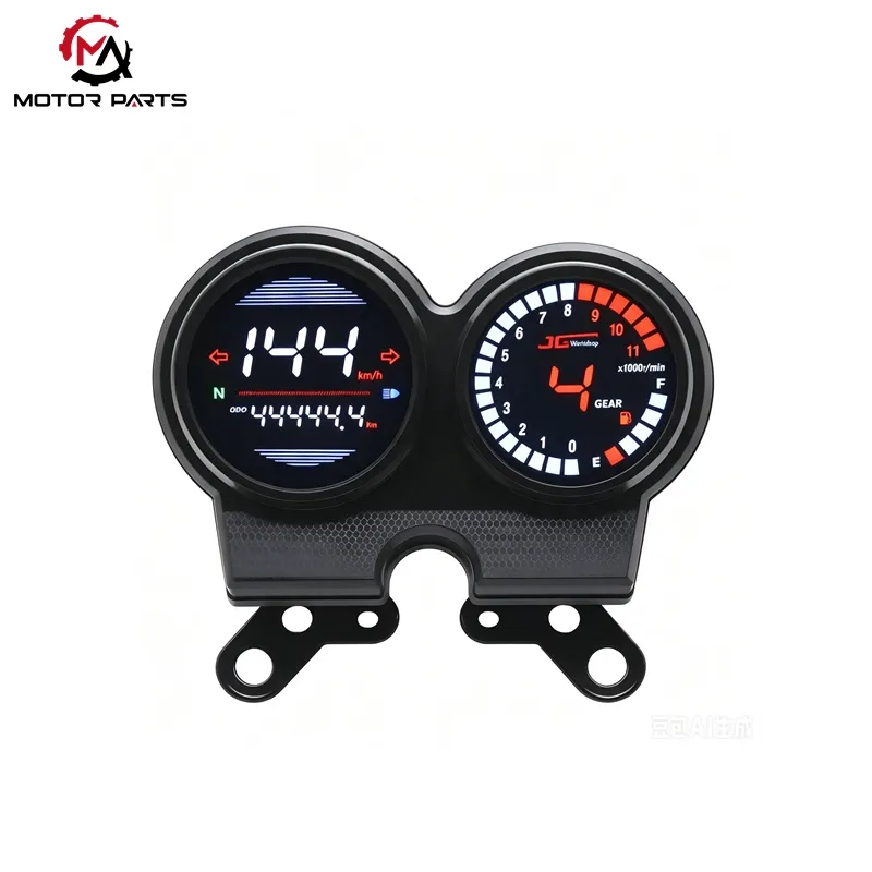 AKT125 NKD125 मोटरसायकलसाठी डिजिटल डॅशबोर्ड स्पीडोमीटर टॅकोमीटर